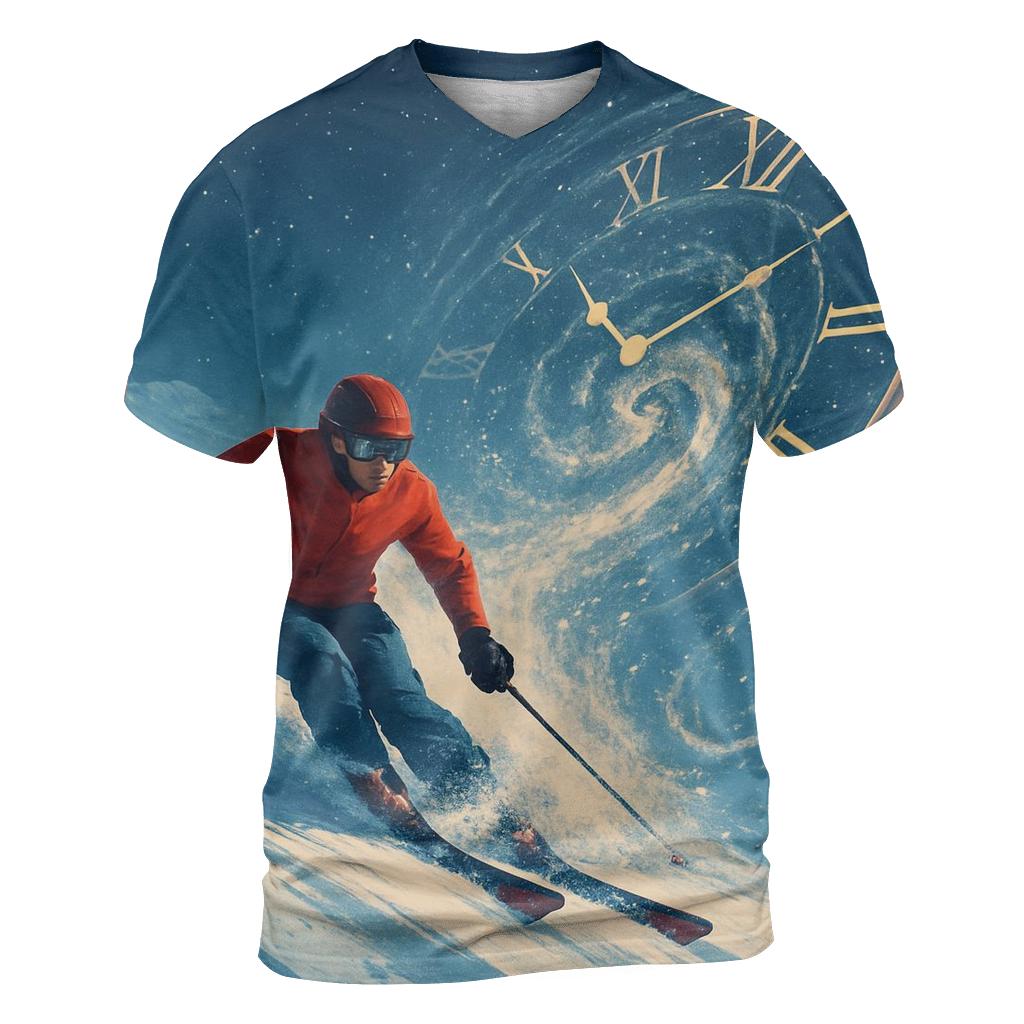 Cosmic Slalom Time Warp trendy printed shirt styles