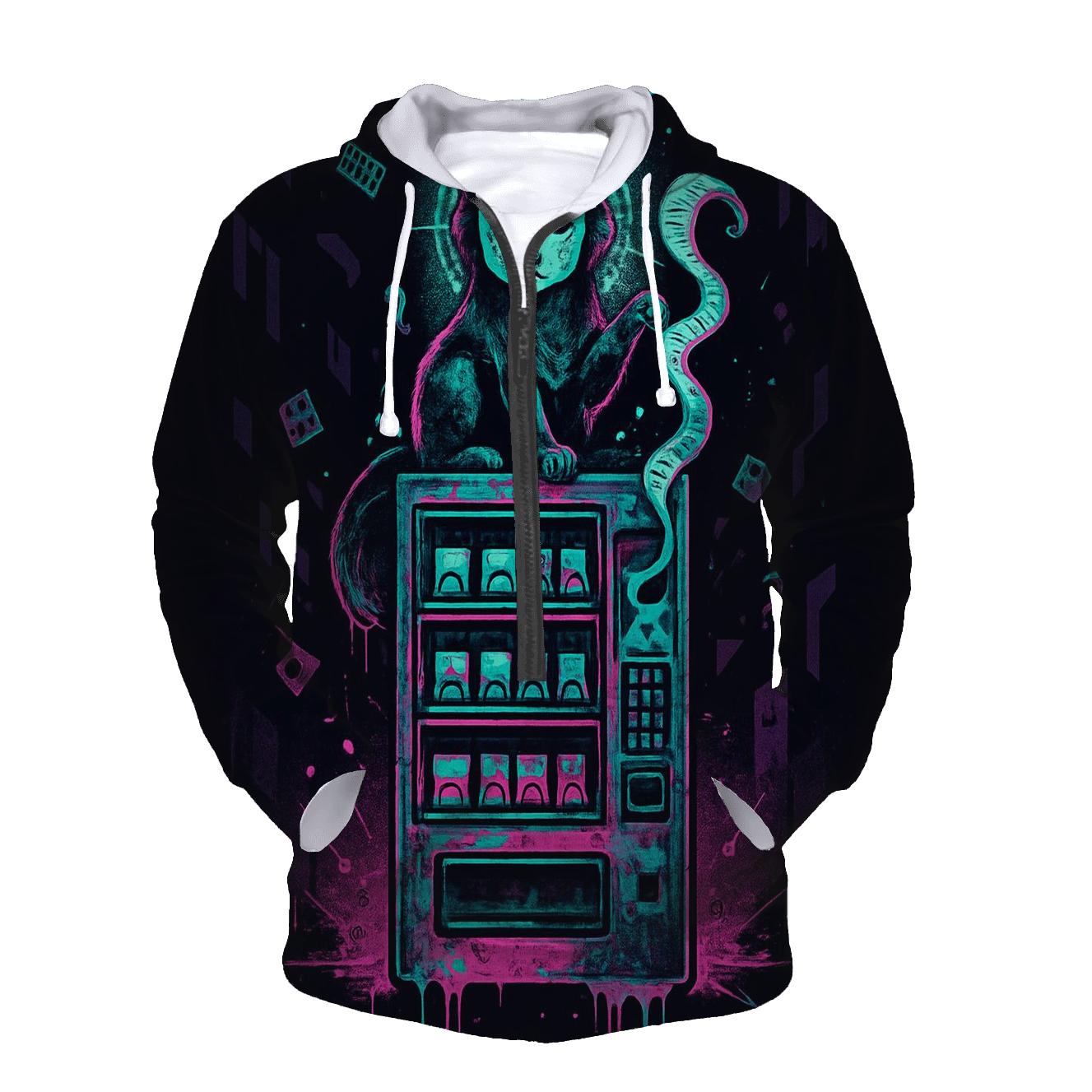 The Vending Machine Oracle embroidered hoodies
