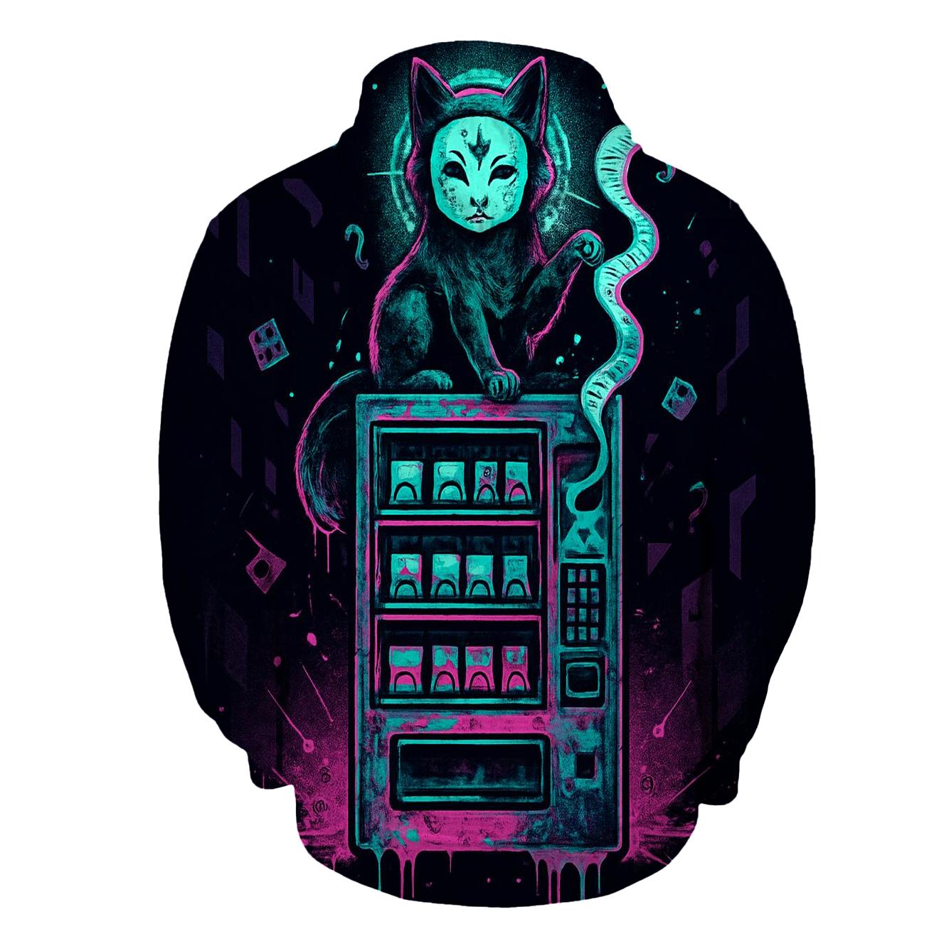 The Vending Machine Oracle embroidered hoodies