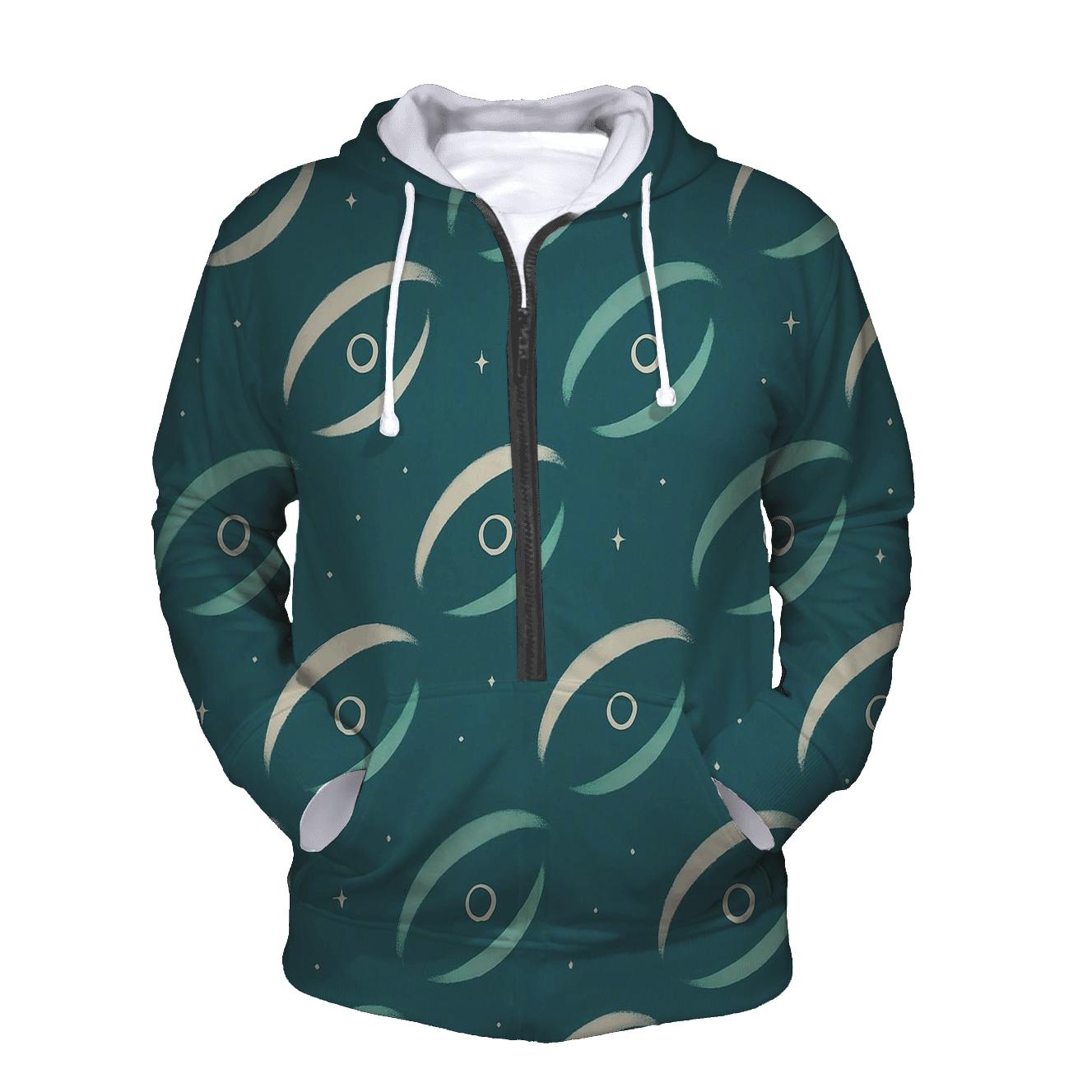 Gravitational Lens Arc Parade zip-up hoodies