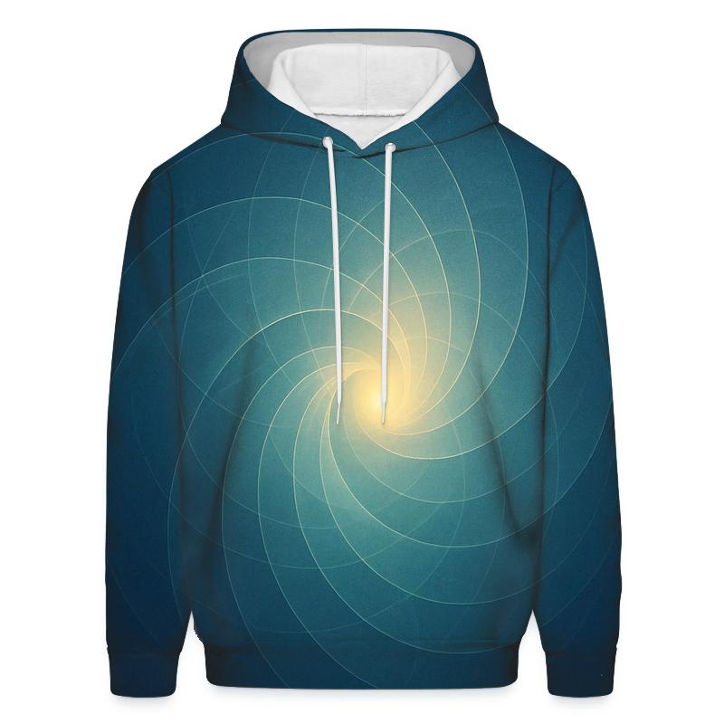 Luminous Breath Geometry designer hoodies