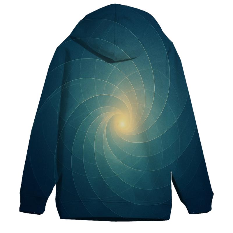 Luminous Breath Geometry designer hoodies