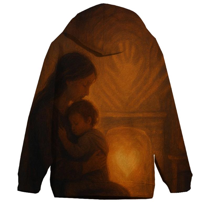 The Warmth That Remains A Mother As The Inner Hearth graphic hoodies