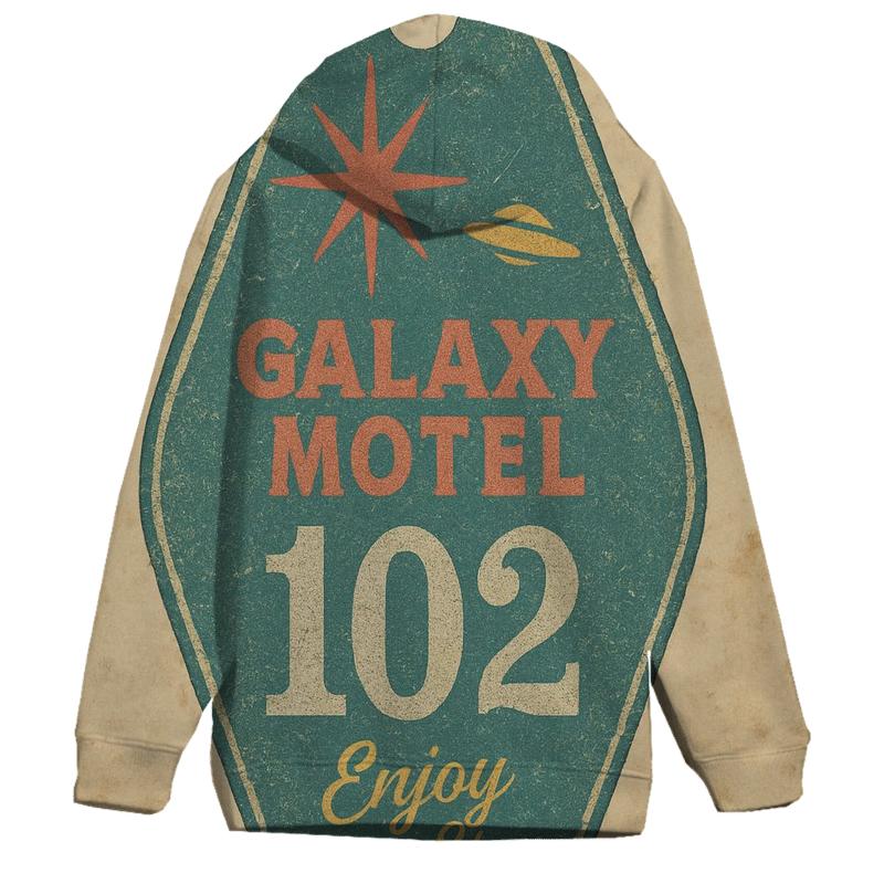 Faded Space Age Motel Key Tag hoodie designs