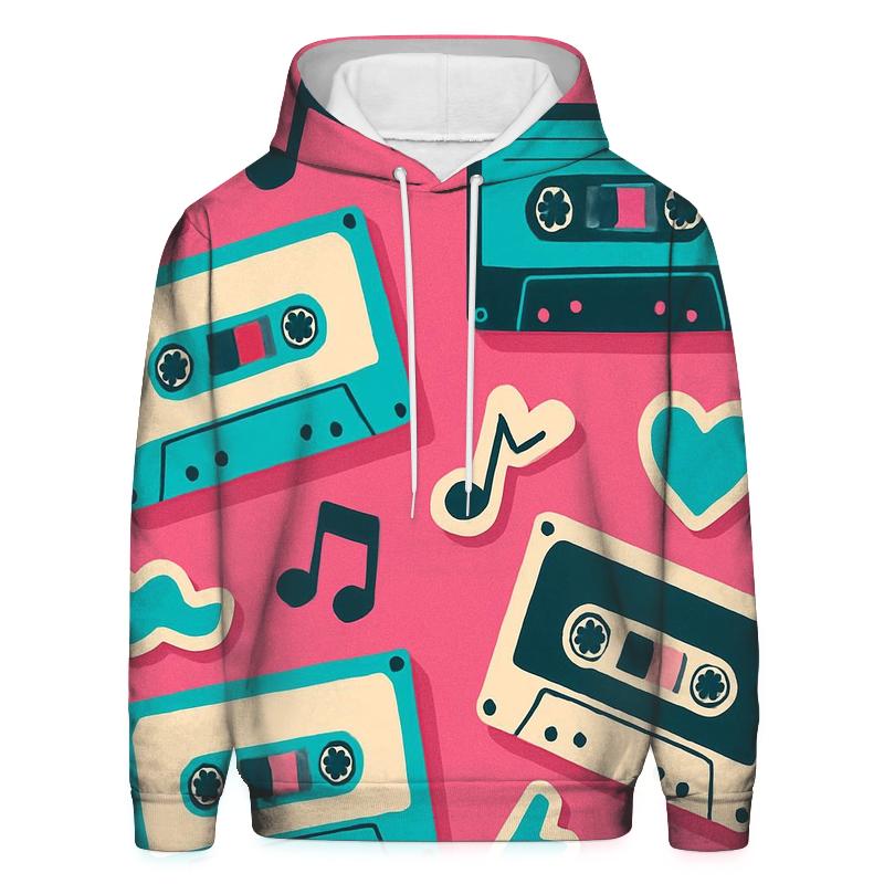 Mixtape Sticker Collage hoodie designs