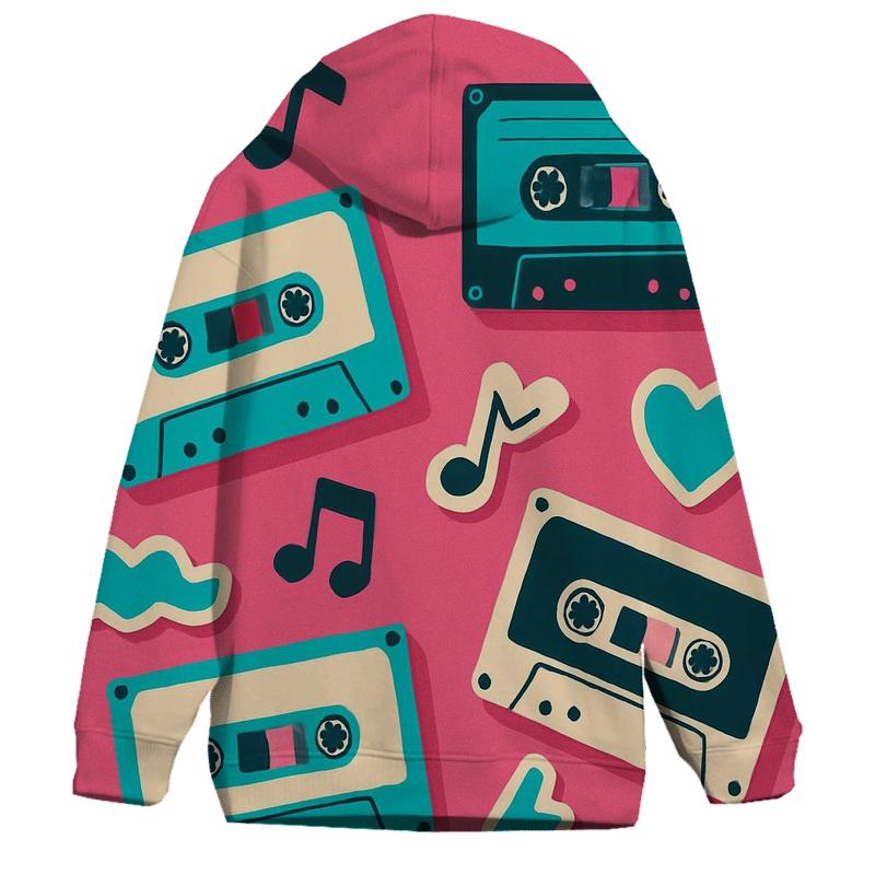 Mixtape Sticker Collage hoodie designs