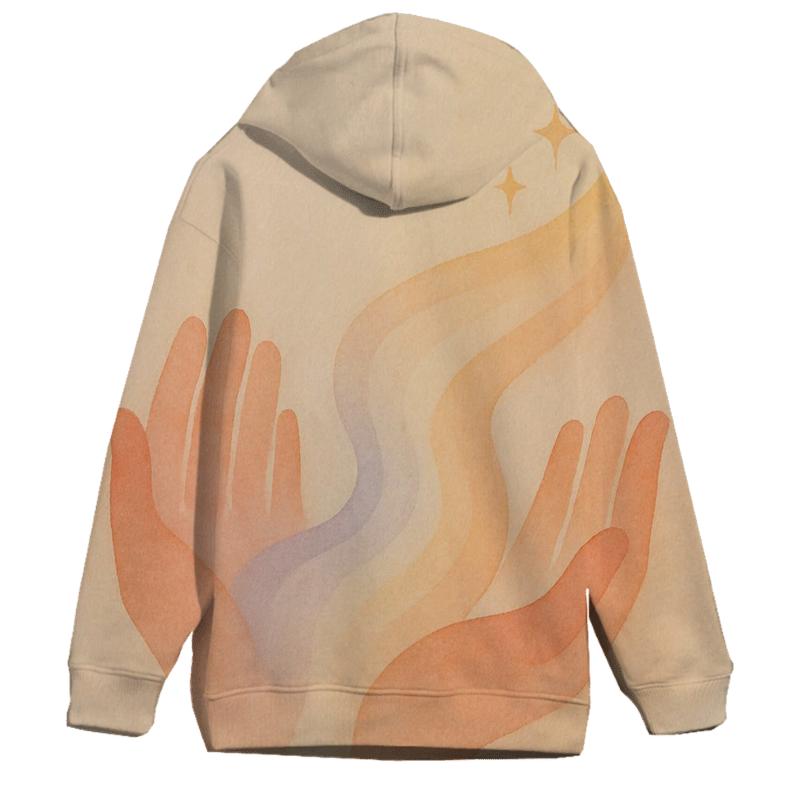 Hands Of Dawn Riverlight graphic hoodies