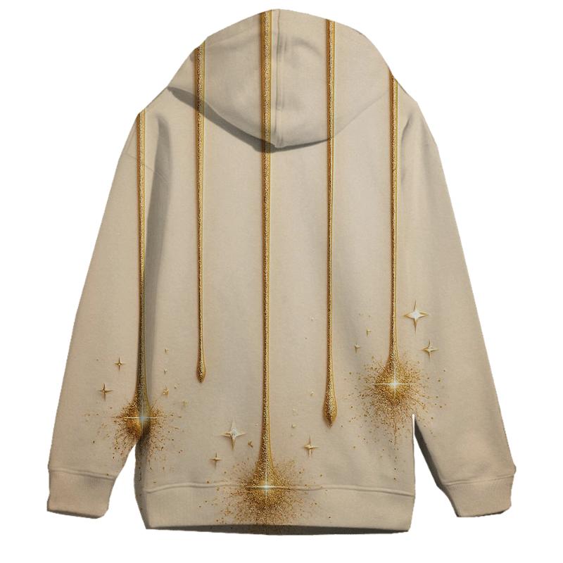 Champagne Crestfall printed hoodies