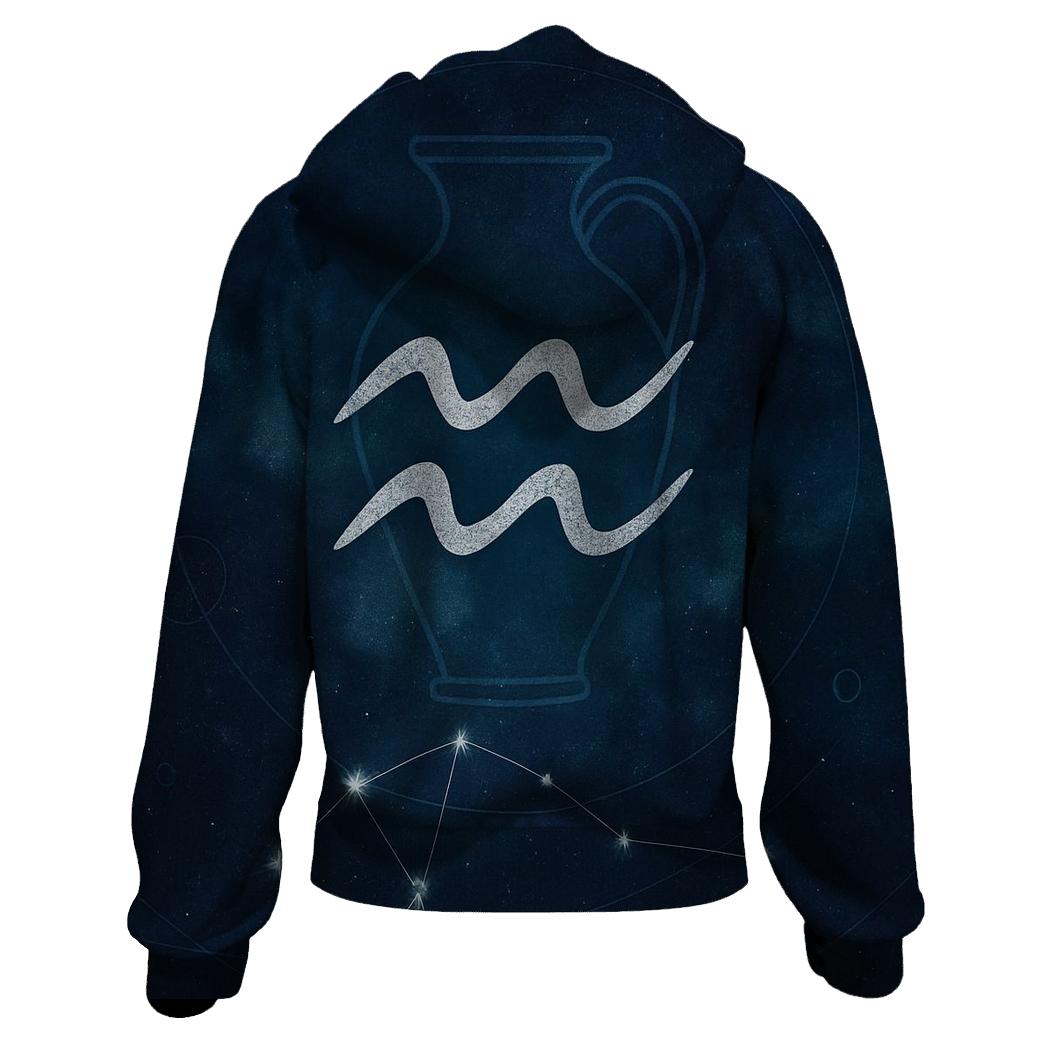 Aquarius Nebula Water Bearer Sigil custom hoodies