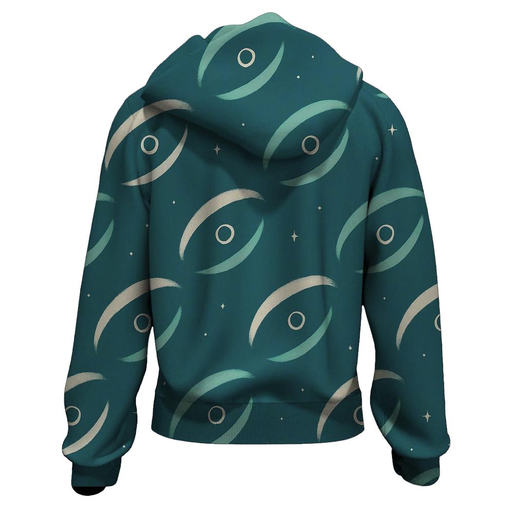 Gravitational Lens Arc Parade embroidered hoodies