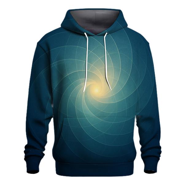 Luminous Breath Geometry embroidered hoodies