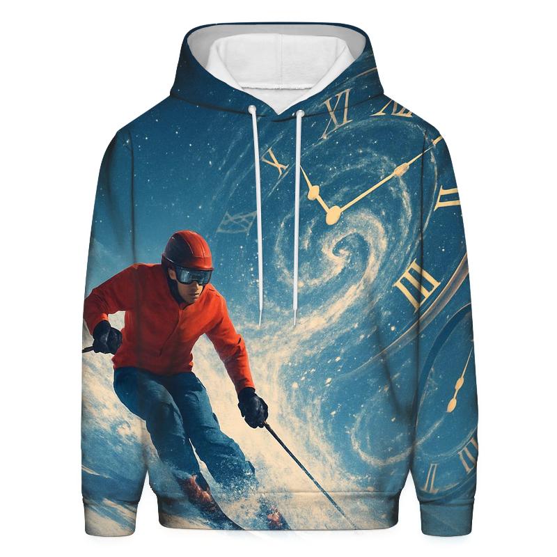 Cosmic Slalom Time Warp graphic hoodies