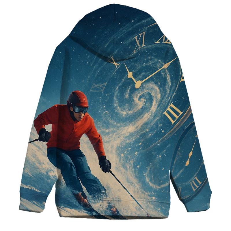 Cosmic Slalom Time Warp graphic hoodies