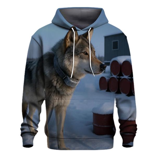 Taiga Research Collar Check In Subzero Dawn graphic hoodies