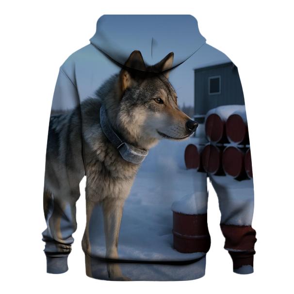 Taiga Research Collar Check In Subzero Dawn graphic hoodies