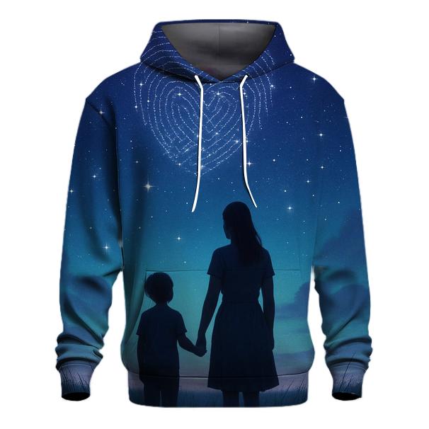 Constellation Of Care A Mothers Love Mapped In Quiet Stars printed hoodies