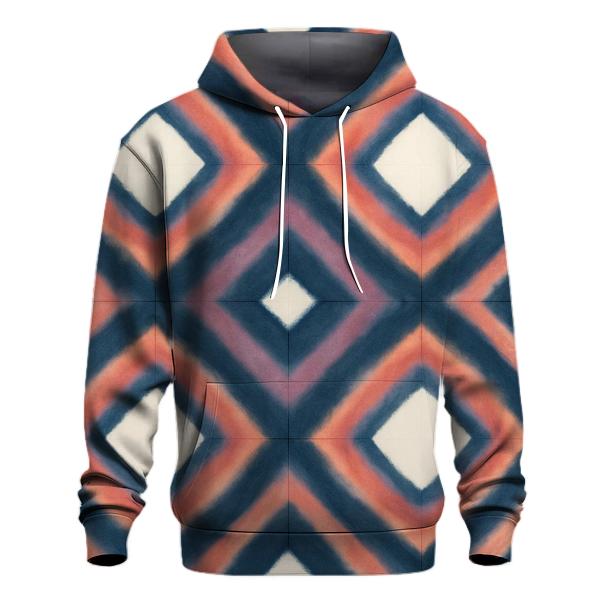 Itajime Eclipse Lattice embroidered hoodies