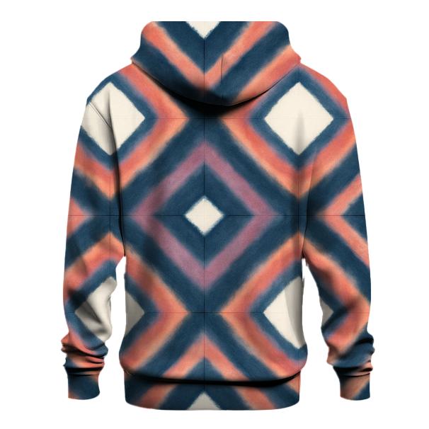 Itajime Eclipse Lattice embroidered hoodies