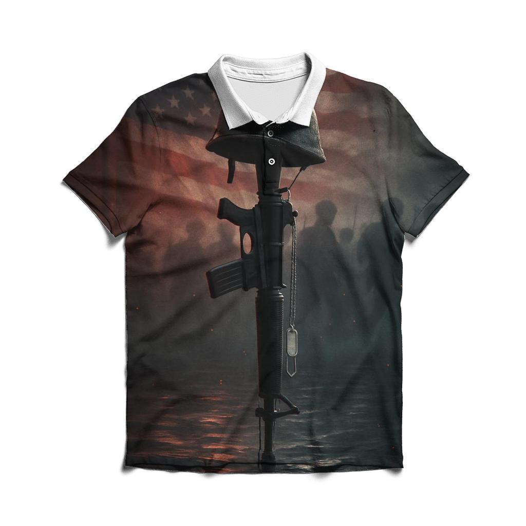 Liberty Lantern Over Quiet Waters personalized polo shirts