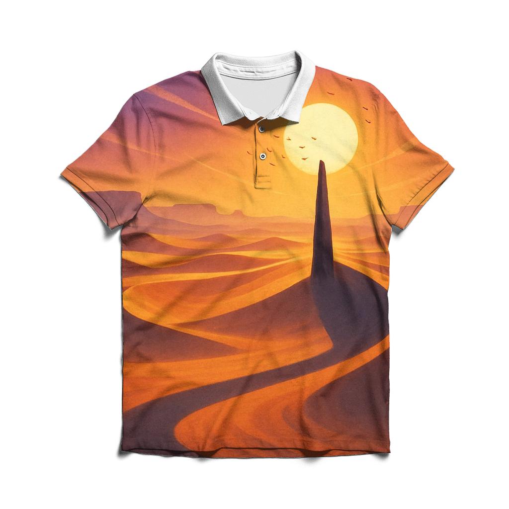 Aurora Dune Sundial designer slim fit polos