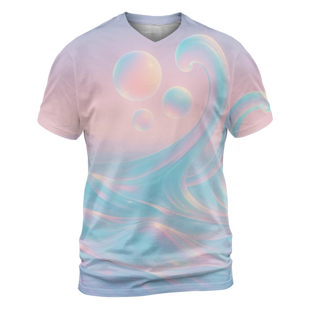 Prism Tide Sanctuary artistic all-over print tops