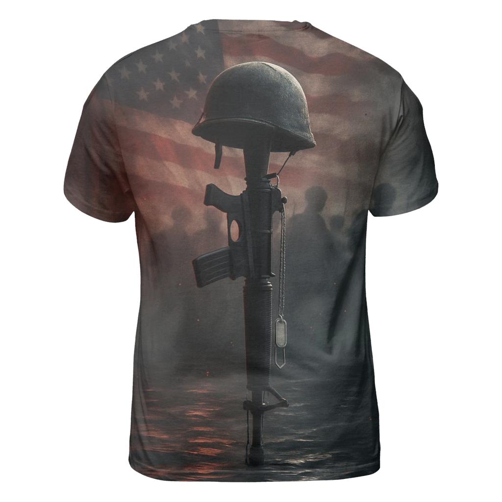 Liberty Lantern Over Quiet Waters artistic all-over print tops