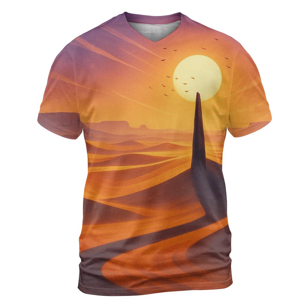 Aurora Dune Sundial trendy printed shirt styles