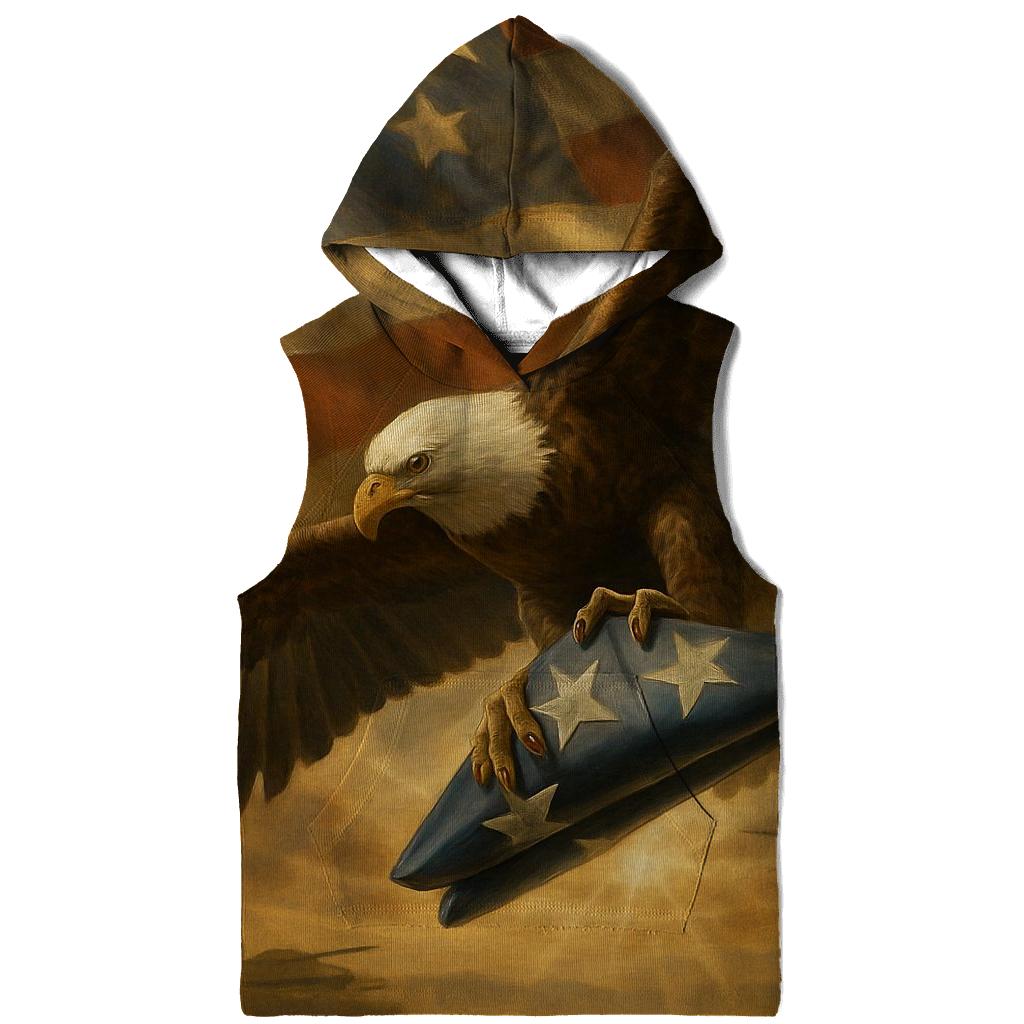 Thunder Eagle Through Flagborne Clouds lightweight hoodies