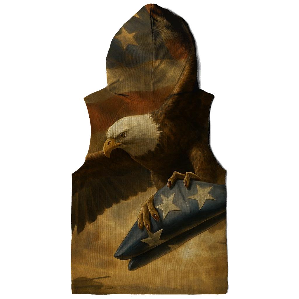 Thunder Eagle Through Flagborne Clouds lightweight hoodies