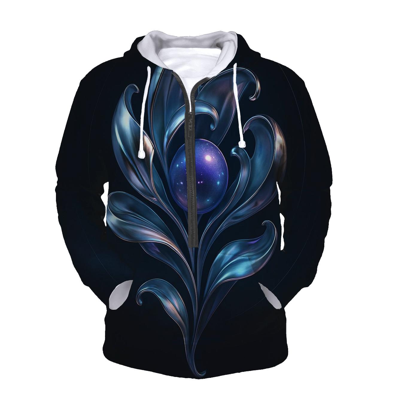 Chrome Aurora Bloom lightweight hoodies