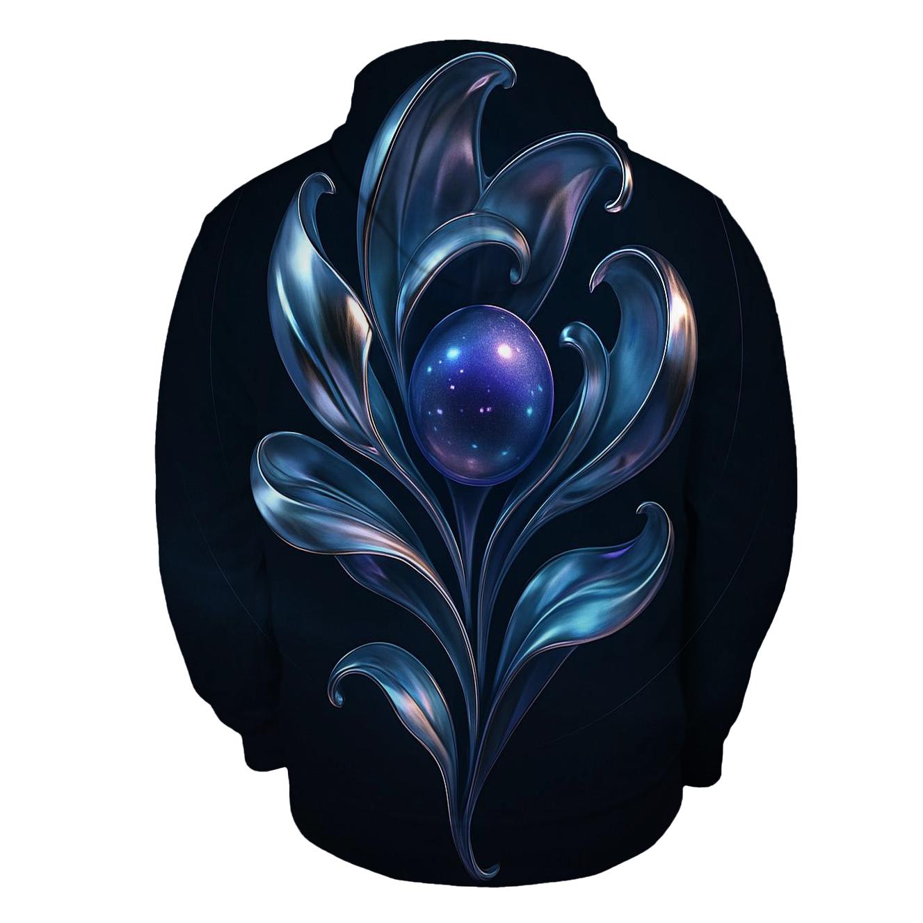 Chrome Aurora Bloom lightweight hoodies