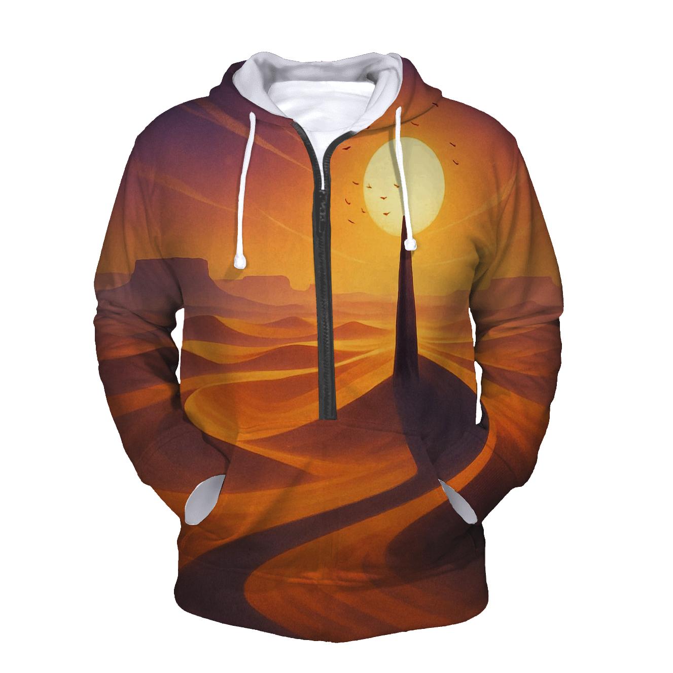 Aurora Dune Sundial custom hoodies