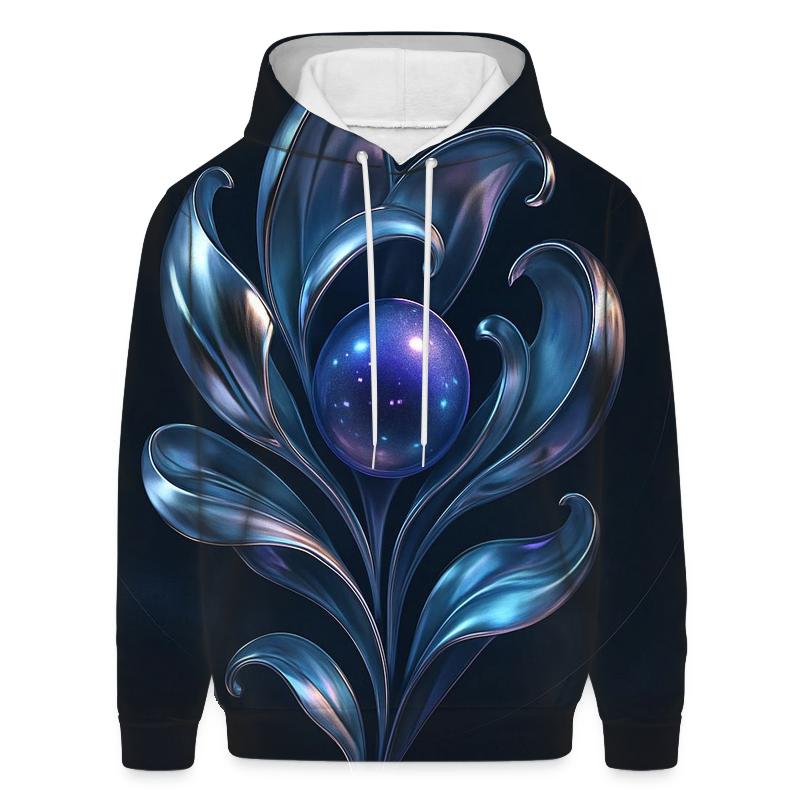Chrome Aurora Bloom hoodie styles