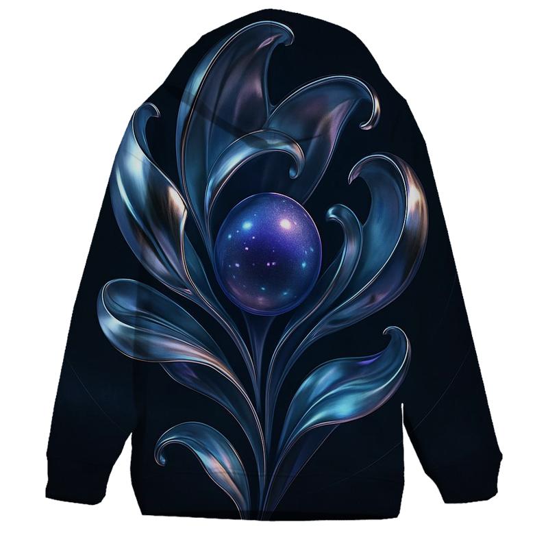 Chrome Aurora Bloom hoodie styles