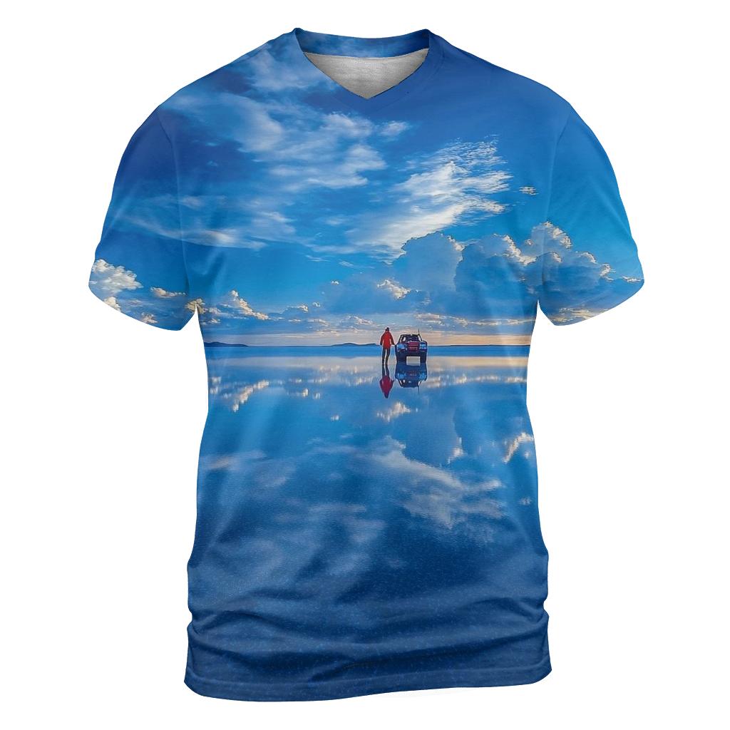 Salar De Uyuni - Uyuni artistic all-over print tops