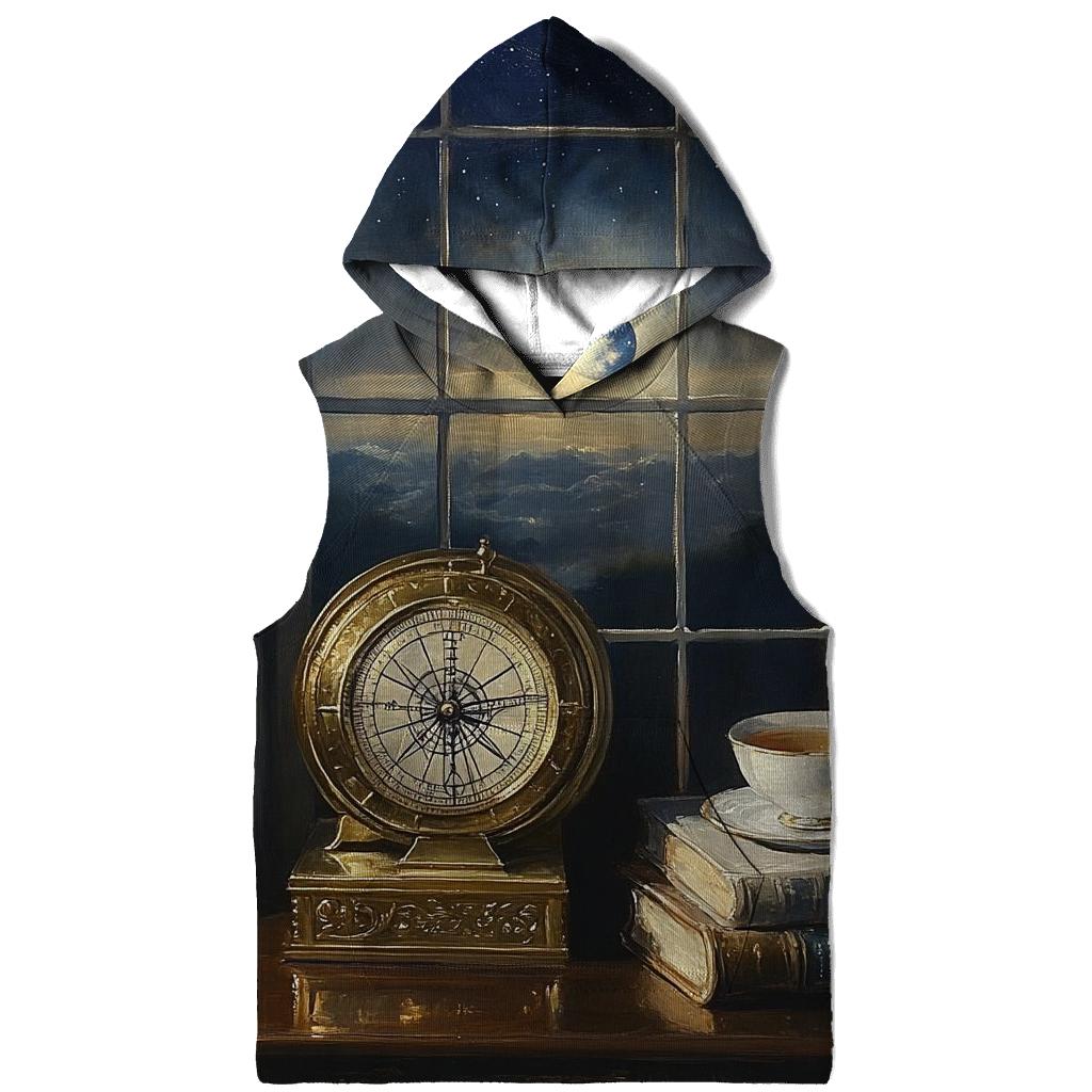 Johannes Vermeer Inspired Lunar Library Still Life zip-up hoodies