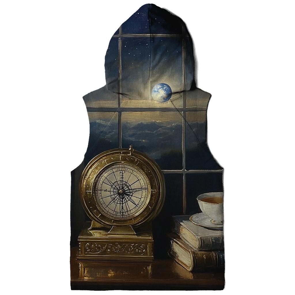 Johannes Vermeer Inspired Lunar Library Still Life zip-up hoodies