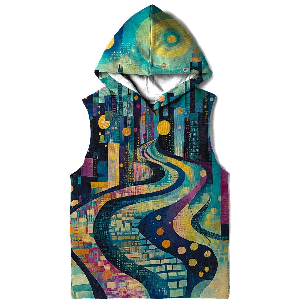 Wassily Kandinsky Inspired Aurora Festival Street graphic hoodies