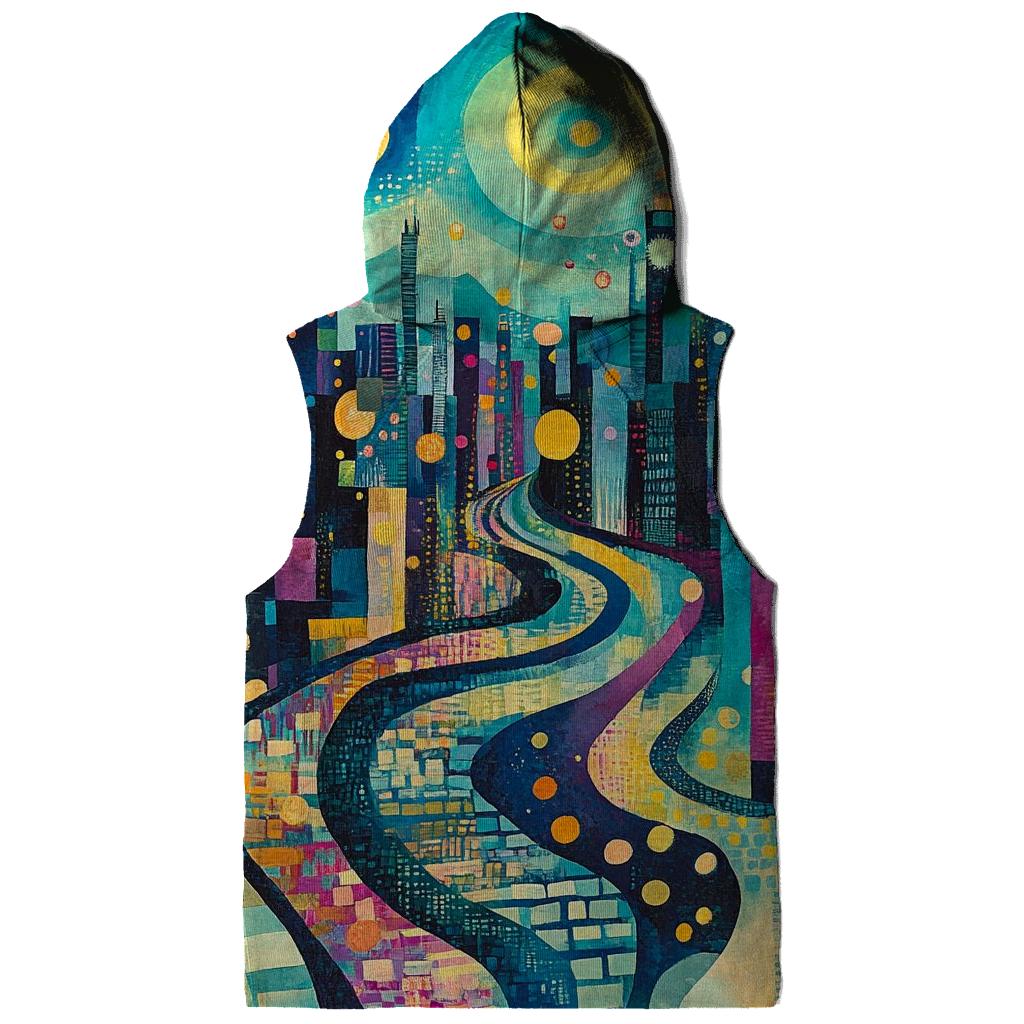 Wassily Kandinsky Inspired Aurora Festival Street graphic hoodies