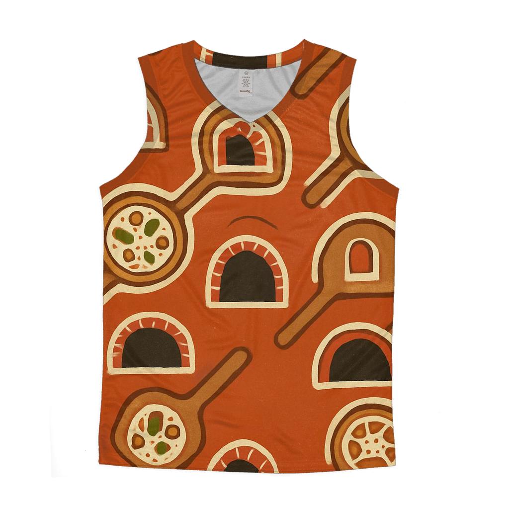 Brick Oven Glow Pizza Peel Lattice designer workout tanks