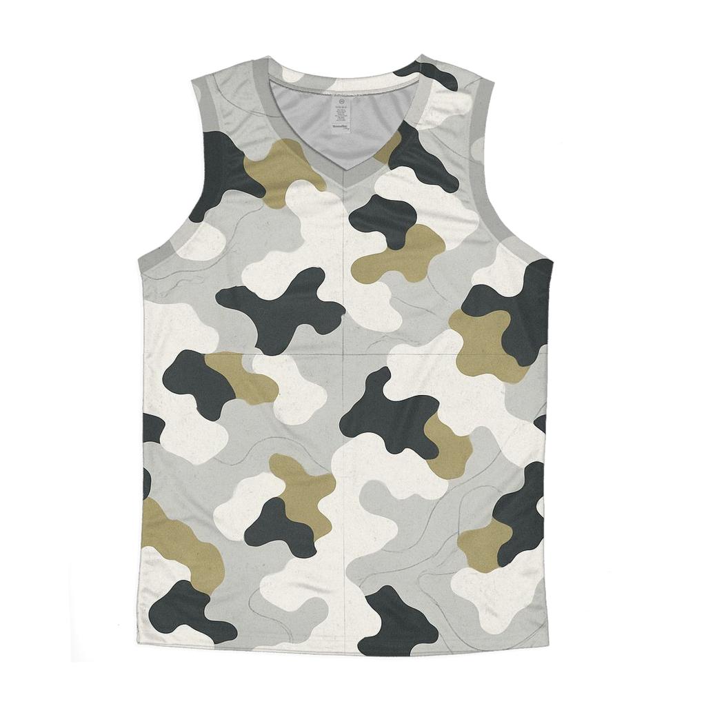 Snow Ridge Alpine Disruption Camo sports performance tank tops