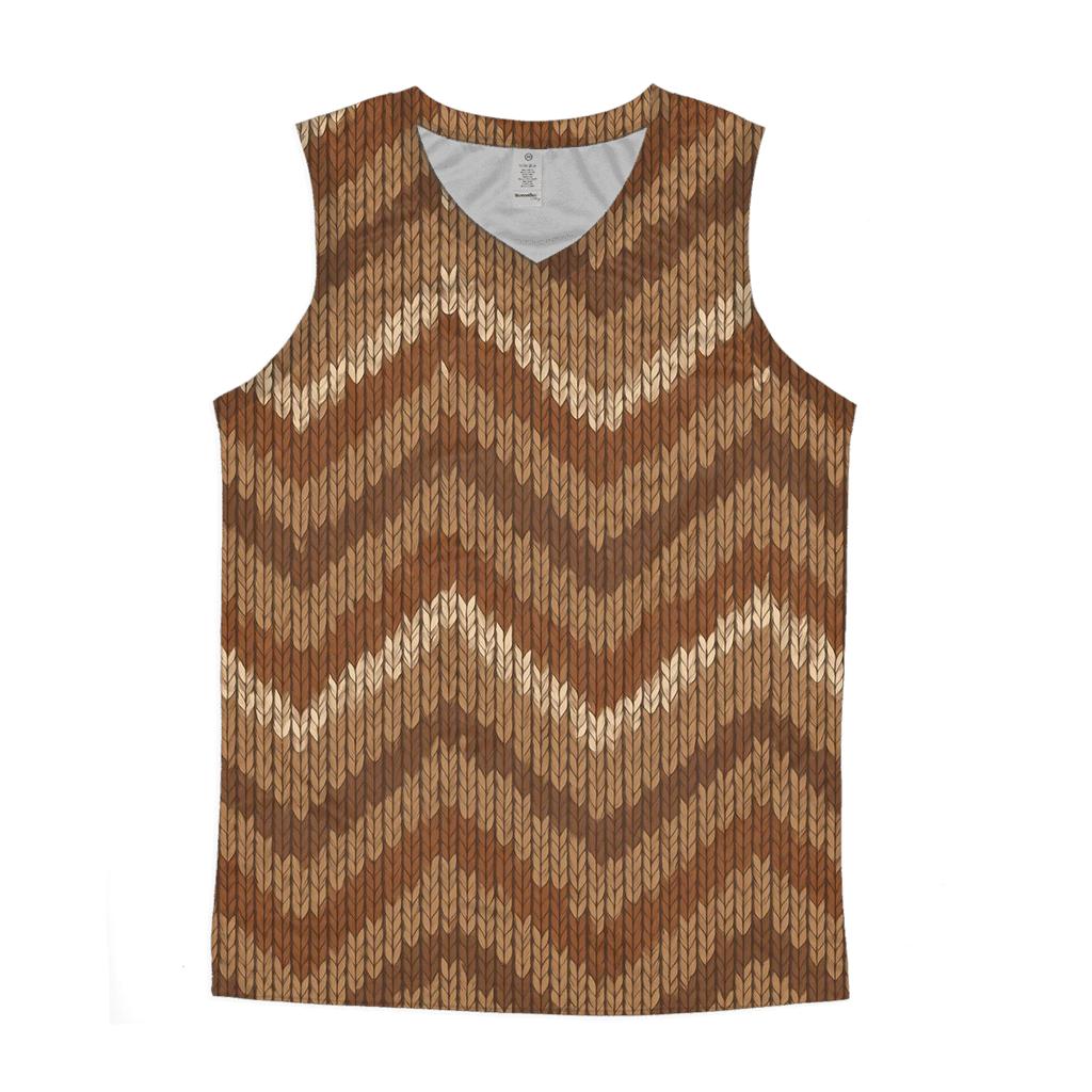 Quill Chevron Knit Illusion trendy fitted tank tops