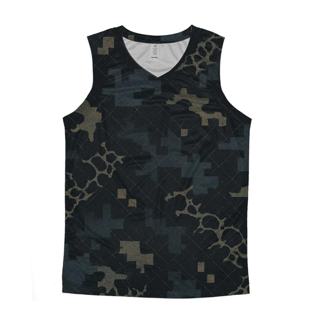 Urban Ripstop Pixel Net Camo custom tank tops