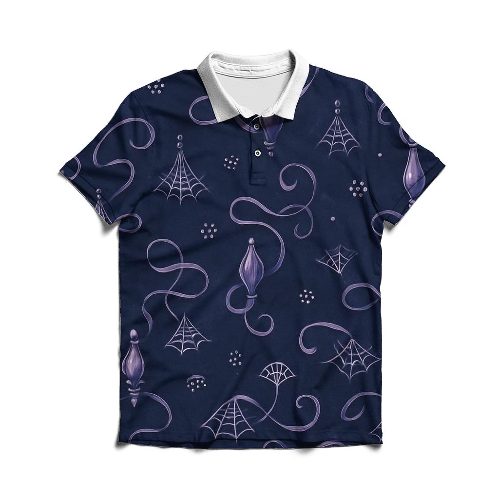 Twilight Spinneret Silk Trails In Diagonal Weave stylish collar polo tees
