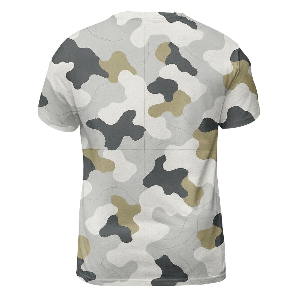Snow Ridge Alpine Disruption Camo designer pattern shirts