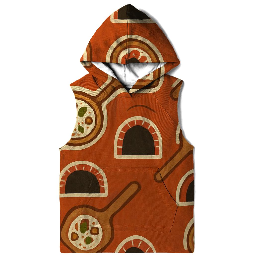 Brick Oven Glow Pizza Peel Lattice premium hoodies