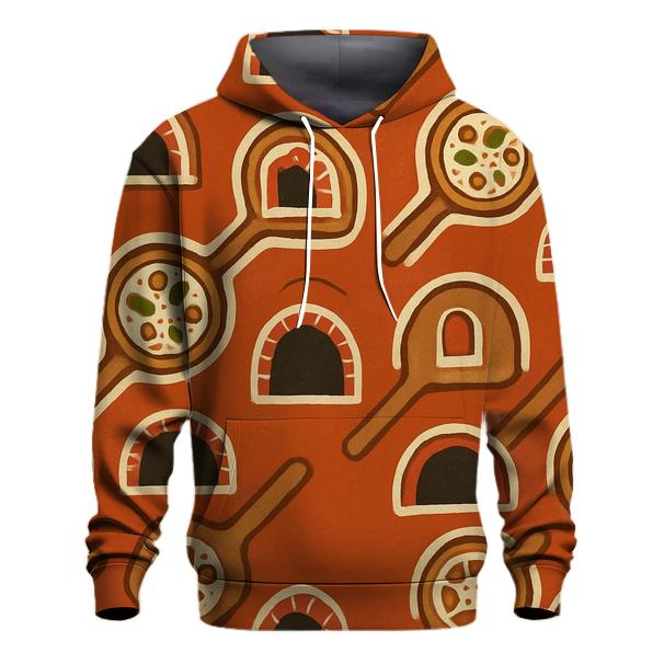 Brick Oven Glow Pizza Peel Lattice designer hoodies