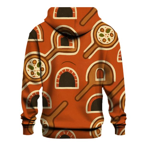 Brick Oven Glow Pizza Peel Lattice designer hoodies