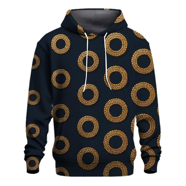 Sequin Halo Polka Cascade On Deep Navy hoodies fashion