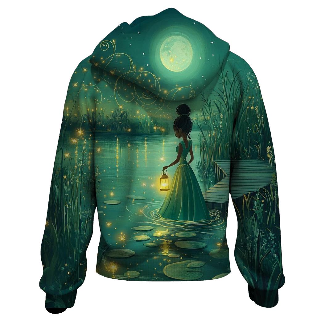 Tiana Firefly Lantern Garden Disney Inspired graphic hoodies